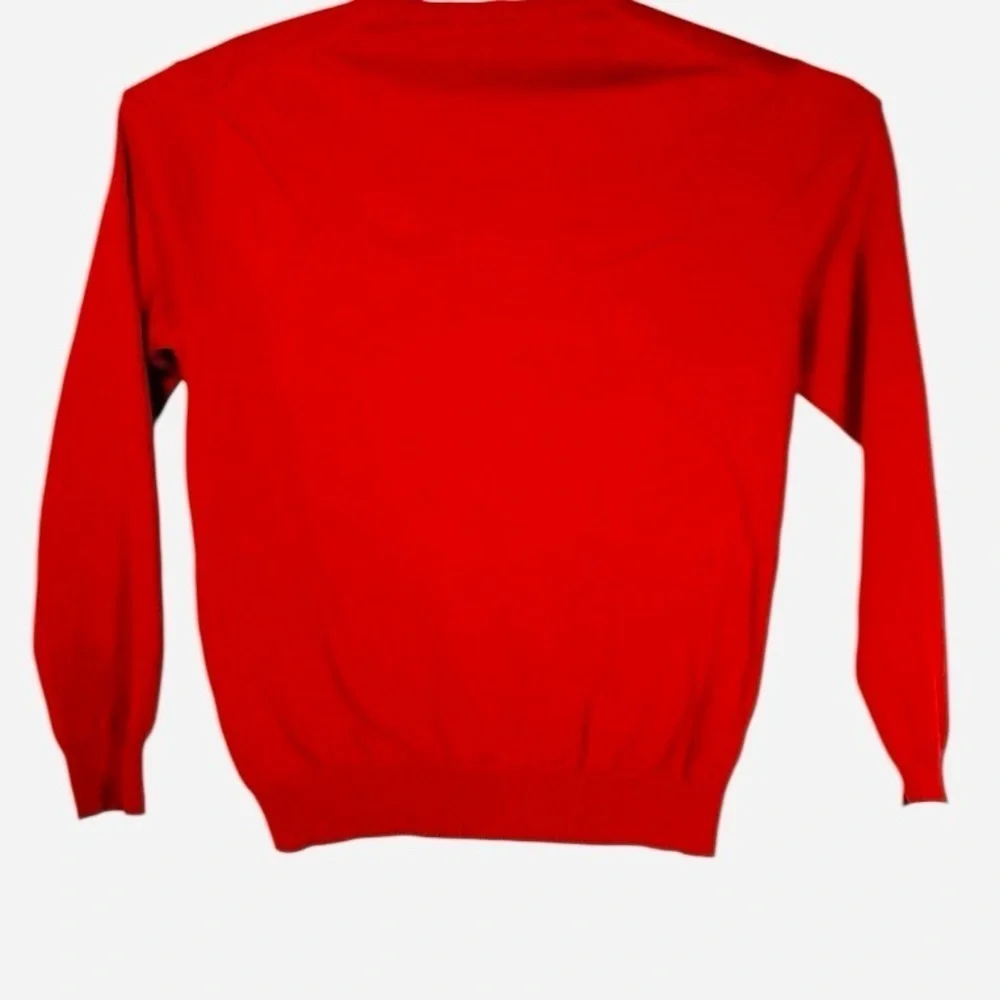Chaps Vibrant Red Cotton Cashmere Sweater XXL